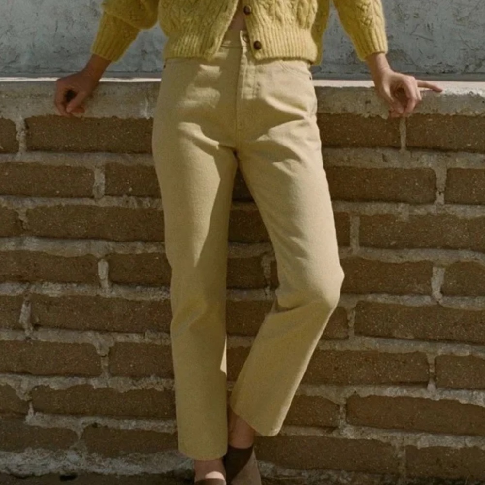Dôen NWOT Diana Jean in Palomino/Mustard Size 32